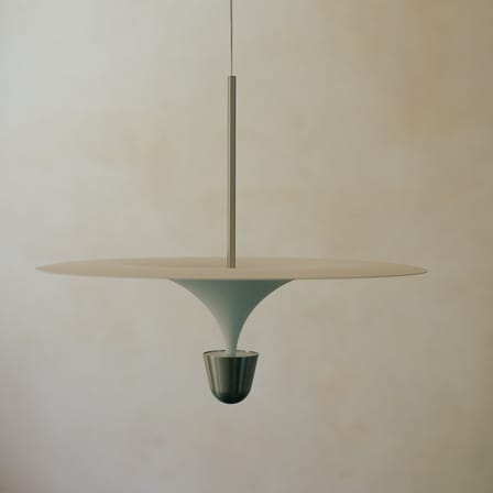 Kantarell LED Pendant metal white / Ø 60 cm - NEW WORKS