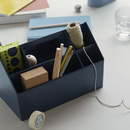 Boîte Sketch plastique bleu / 26 x 17,5 cm - Plastique recyclé - Muuto