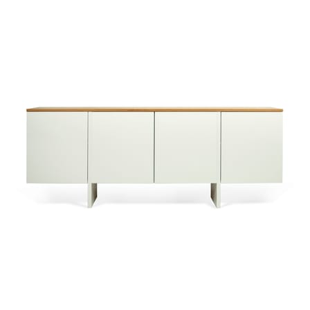 Buffet Edouard blanc bois naturel / L 200 x H 76 cm - POP UP HOME