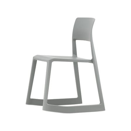 Chaise empilable Tip Ton RE plastique gris / Recyclé - Inclinable & ergonomique - Vitra