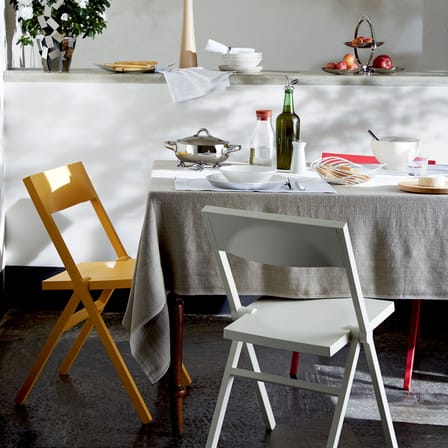 Chaise pliante Piana plastique rouge / David Chipperfield, 2011 - Alessi