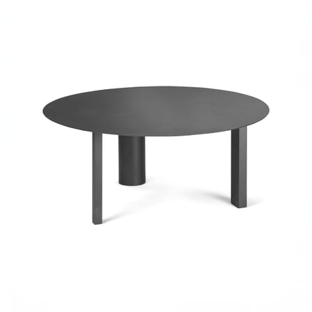 Tubes Large Coffee table metal black / Ø 70 x H 29.5 cm - Serax