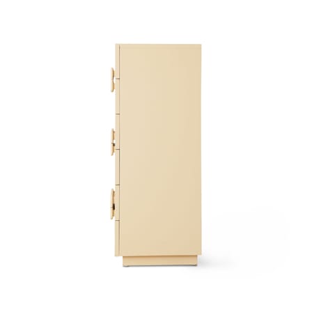 Commode Spacious bois beige / L 80 x P 40,5 x H 98 cm - HK LIVING