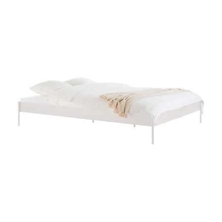 Eton Double bed metal beige / For mattress 160 x 200 cm - Box spring included - NOO.MA