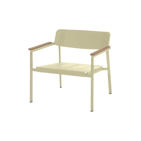 Fauteuil bas Shine métal beige - Emu