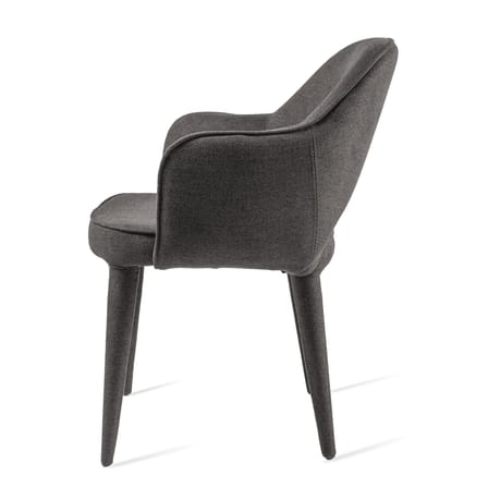 Fauteuil rembourré Cosy tissu gris - POLSPOTTEN