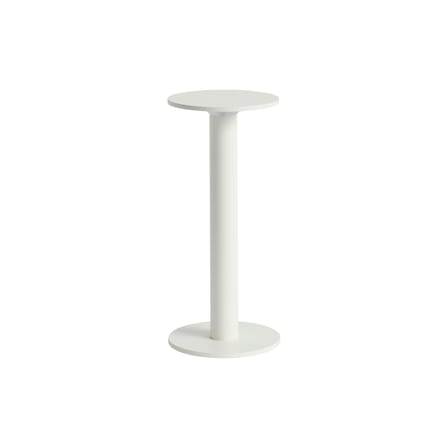 Kabellose, wiederaufladbare Außenlampe Host Small metall weiß / LED - H 22 cm / Magnetische Befestigung - Hay