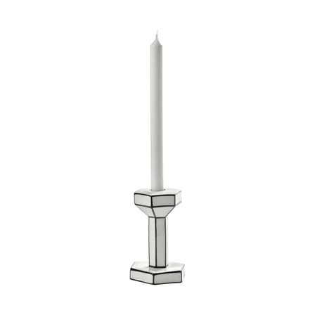 Kerzenleuchter Carte Blanche keramik weiß / Mittel – H 15,5 cm - Serax