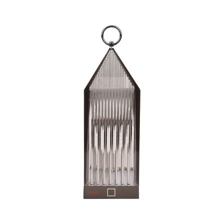Lampada da esterno ricaricabile senza fili Lantern LED materiale plastico grigio / Fabio novembre, 2017 - Riciclato - Kartell