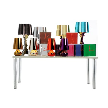 Lampe de table Bourgie plastique métal / H 68 à 78 cm - Ferruccio Laviani, 2004 - Kartell