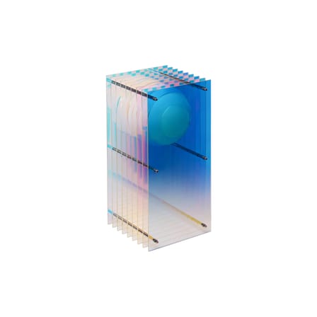 Lampe de table Lop Dreamy Small Rectangle plastique multicolore / Reflets iridescents changeants - BANG