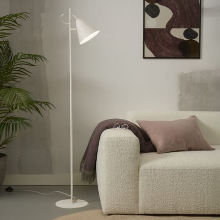 Lisbon Floor lamp metal white / Steerable - It's about Romi