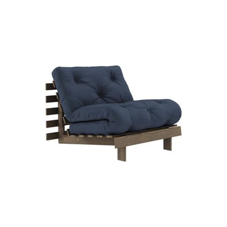 Fauteuil convertible Roots / Dormeuse & lit d'appoint - 3 positions / Structure marron - KARUP DESIGN