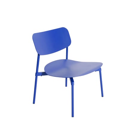 Niedrig stapelbarer Sessel Fromme metall blau / Aluminium - Petite Friture