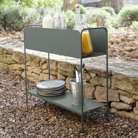 Portavaso Picolino metallo verde / Contenitore - Metallo / L 66 x H 63 cm - Fermob