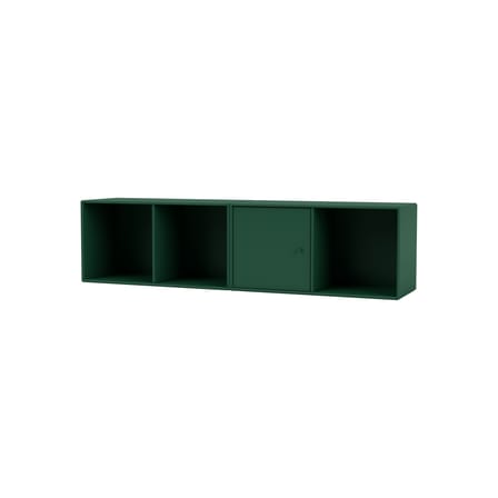 Rangement mural Line bois vert / L 139.2 x P 30 cm H 35.4 cm - MONTANA