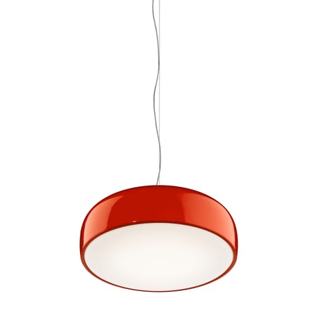 Suspension Smithfield métal rouge / Ø 60 cm - Flos