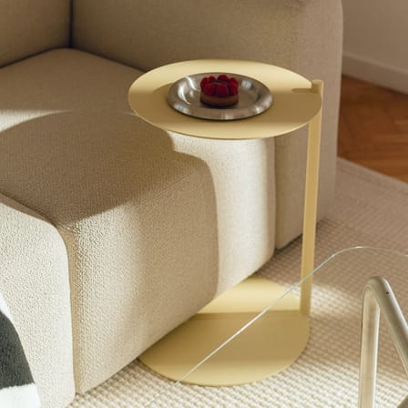 Table d'appoint Ande métal jaune / Ø 40 x H 55 cm - NOO.MA