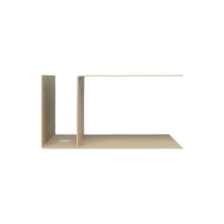 Table de chevet murale Lager métal beige / L 35 x Prof. 30 x H 15,5 cm - Ferm Living