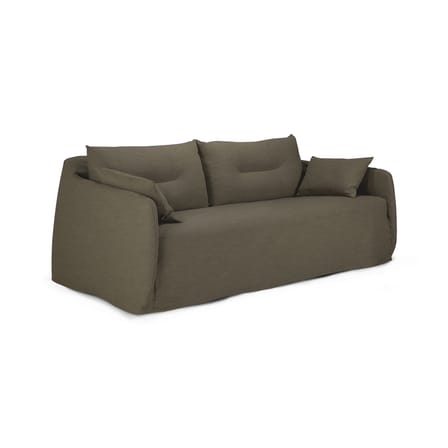 Canapé 2 places Weave tissu vert / L 200 cm - Ethnicraft