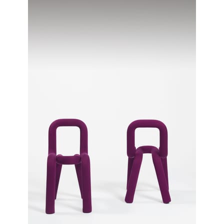 Accessoire  tissu violet / Housse interchangeable pour chaise Bold - Moustache