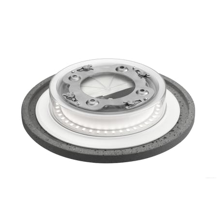 Applique d'extérieur Camouflage LED métal blanc / Ø 14 cm - Flos