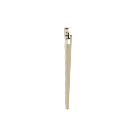  Base, legs metal beige With Vague by Uchronia vise clamp / H 75 cm - For creating tables and Desks - TIPTOE