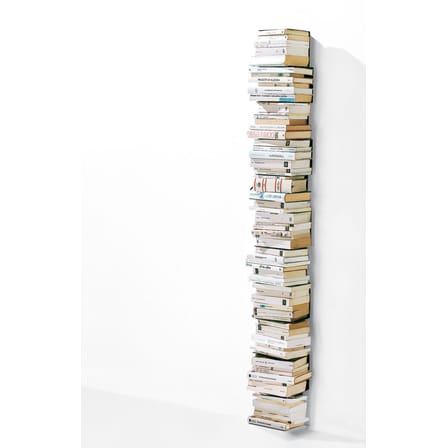 Bibliothèque murale Ptolomeo Wall métal blanc / H 155 cm - Opinion Ciatti