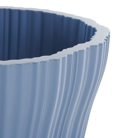 Cache-pot Corteza Large plastique bleu / 64 x 70 cm x H 36 cm - Kartell