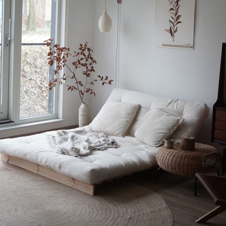 Canapé convertible Roots / L 140 cm - 3 positions / Structure pin clair - KARUP DESIGN