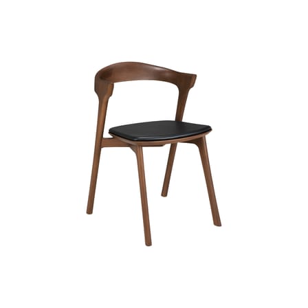 Chaise Bok Indoor bois marron / Assise cuir - Ethnicraft