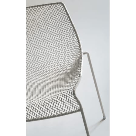 Chaise empilable Heaven métal blanc / Jean-Marie Massaud, 2007 - Emu