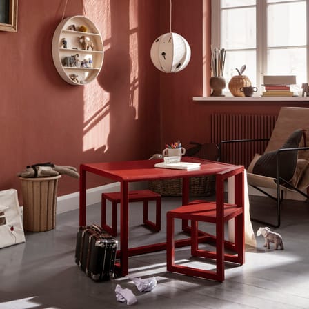 Chaise enfant Little Architect bois rouge - Ferm Living