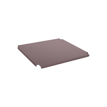 Couvercle  métal rouge / Pour panier Colour Crate Large Square 42,5 x 42,5 cm - Hay