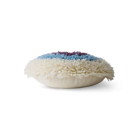 Cuscino Fluffy tessuto multicolore / Ø 40 cm - HK LIVING