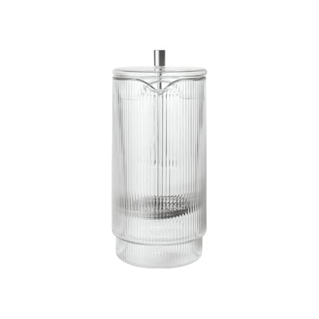 Druckkolben-Kaffeemaschine Ripple glas transparent / 1 l – 8 Becher - Ferm Living