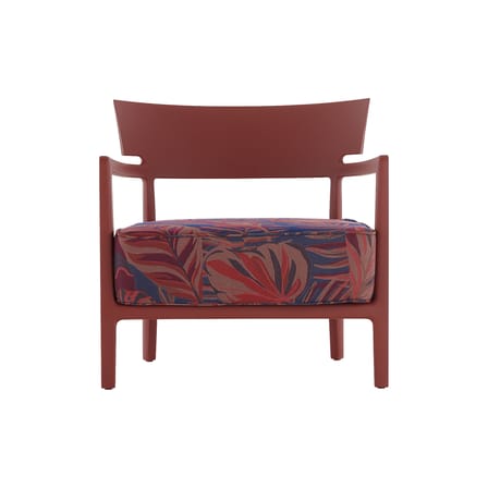 Fauteuil rembourré Cara OUTDOOR x Liberty - Kartell