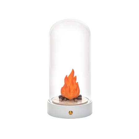 Lampe de table My Little Bonfire verre multicolore / LED - Ø 11 x H 22 cm - Seletti