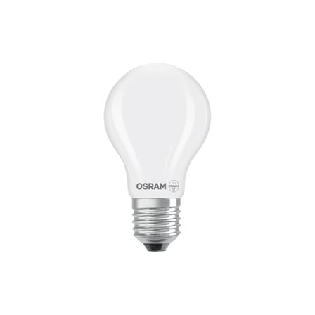 LED-Glühbirne E27 Classique A60 glas weiß Frosted / 3,4W (= 40W) - Warmweiß - Osram