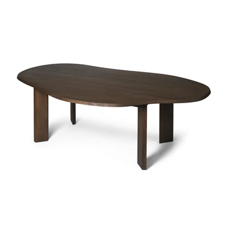Ovaler Tisch Tarn holz natur / Asymmetrische Form - Ø 220 cm - Ferm Living
