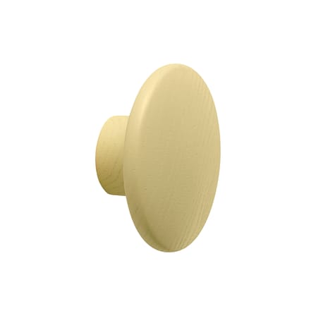 Patère The Dots Wood XS bois jaune / Ø 6,5 cm - Muuto