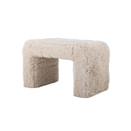 Pouf Bobbie / L 70 cm - Fourrure - Bloomingville