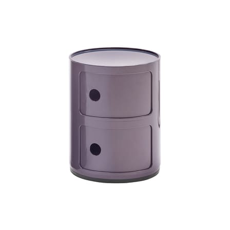 Rangement Componibili violet / 2 tiroirs - H 40 cm - Anna Castelli Ferrieri, 1968 - Kartell