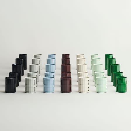 Rangement Facet Low / H 48 cm - 2 portes - Hay