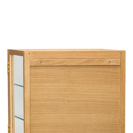 Rangement mural Poetic Large / Vitrine - 60 x 60 cm / Avec porte - HÜBSCH