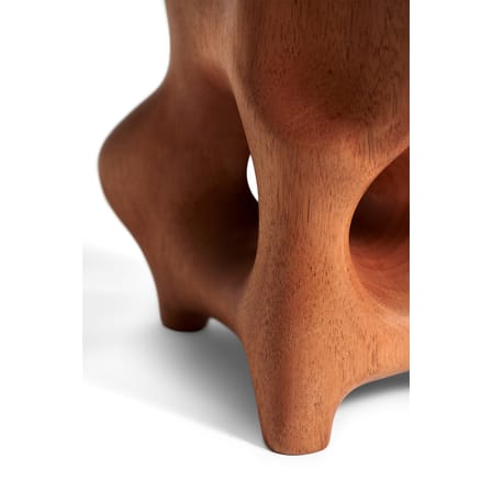 Sculpture Natural Organic bois naturel / Acajou sculpté main - 13 x 14 x H 22 cm - Ethnicraft