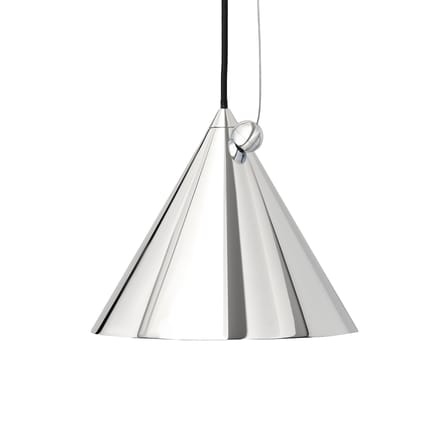 Sospensione Pose LED metallo argento / Ø 25 x H 24,5 cm - Girevole - Tom Dixon