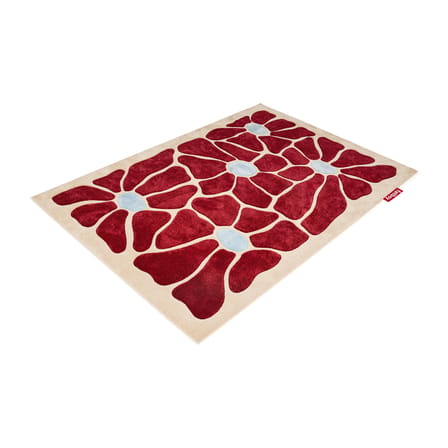 Tapis Groovy Bloom rouge / 290 x 200 cm - Fatboy