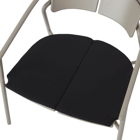 Accessoire  tissu noir / Coussin assise pour fauteuil bas Novo - OUTDOOR - AYTM