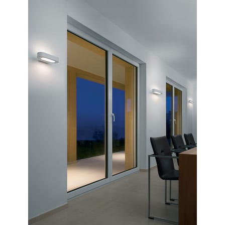 Applique Talo métal blanc / Version halogène - L 21 cm - Artemide